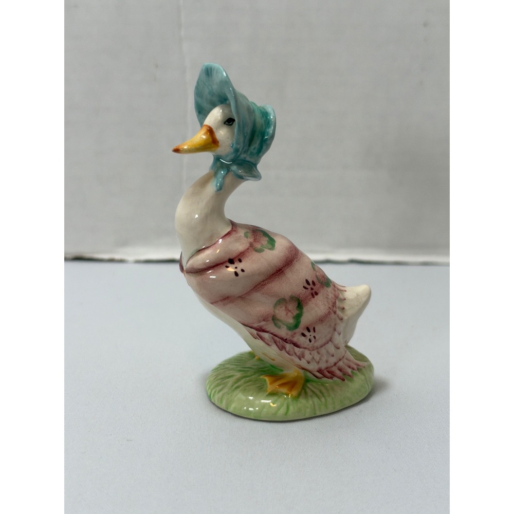 Vintage 1989 Beatrix Potter Figurine "Jemima Puddleduck" By Royal Albert England